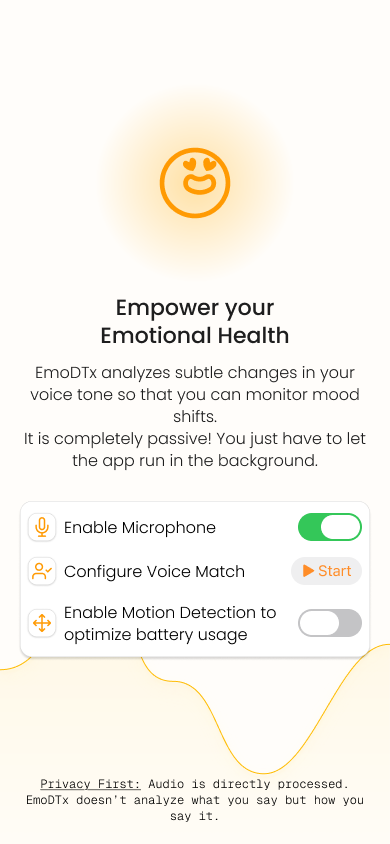 A daily mood check-in, in seconds